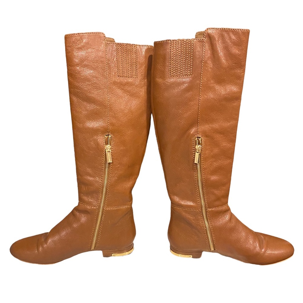 MICHAEL KORS  | AILEE GOLD STUD BOOTS  SZ 7 - Picture 6 of 16